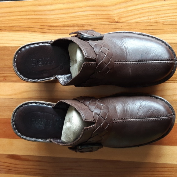 Born Clogs Boho Brown Buckle Size 9m - Picture 2 of 11